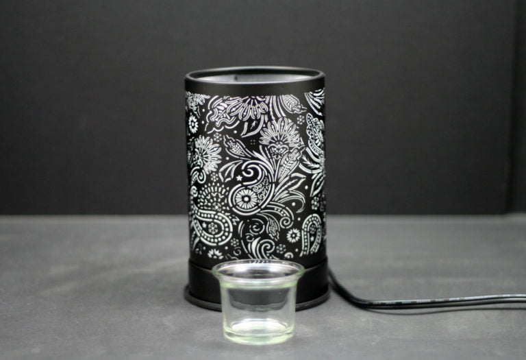 Touch Sensor Lamp - Black Secret Garden - Fragrance Warmer