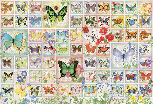 Butterflies and Blossoms - 2000 Piece Cobble Hill Puzzle