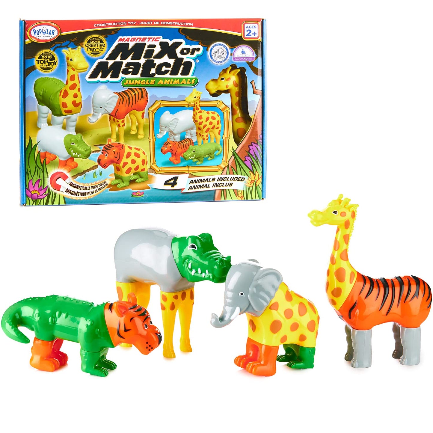 Magnetic Mix or Match Jungle Animals - Ages 2+