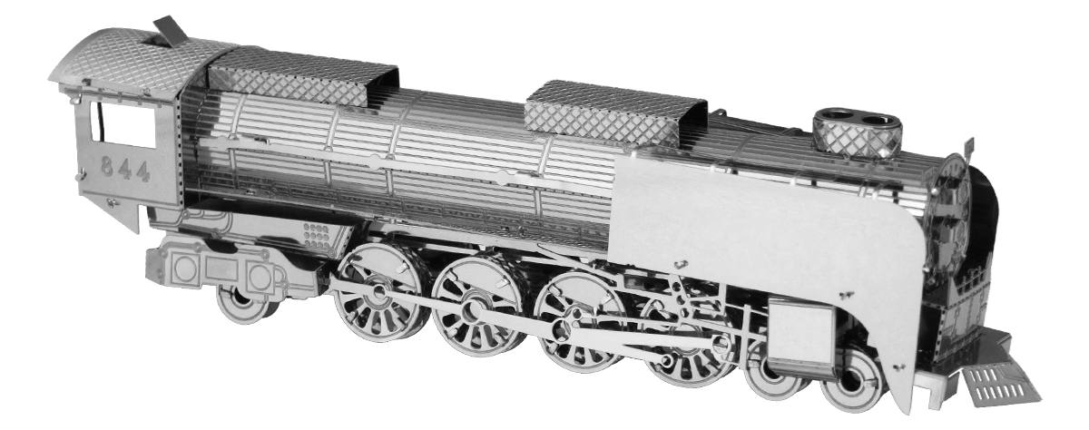 Metal Earth - Steam Locomotive - Steel Model Kit - 2 Sheet Model