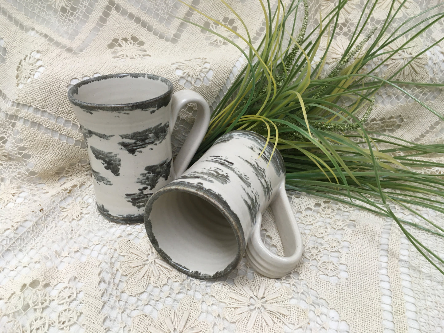 Large Mug, Birch Bark - Pavlo Pottery - Canadian Handmade