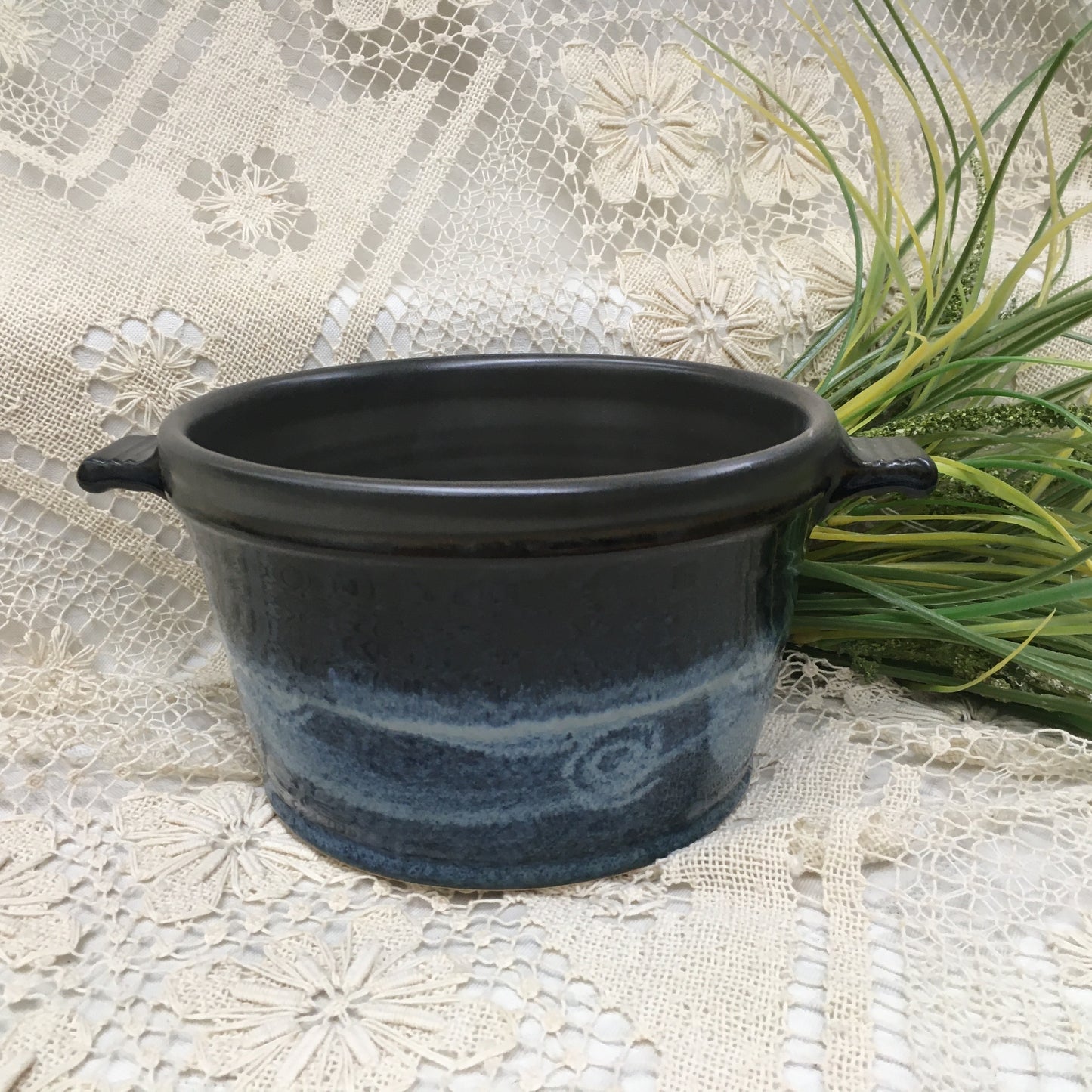 Bread Baker Bowl, Blue Stone - Pavlo Pottery - Canadian Handmade