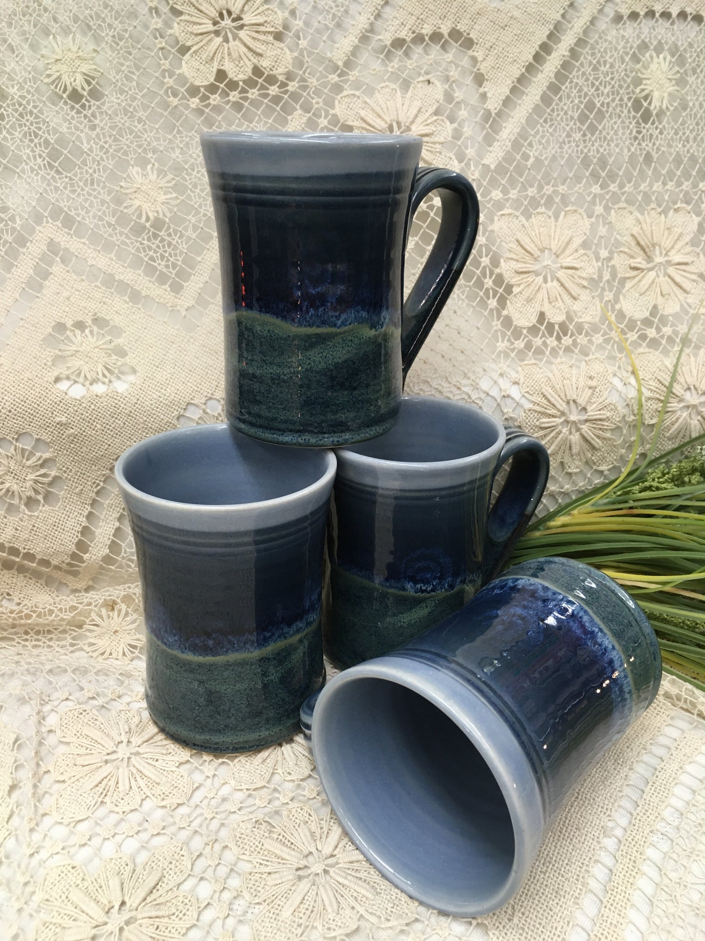 Large Mug, Ocean Blue - Pavlo Pottery - Canadian Handmade