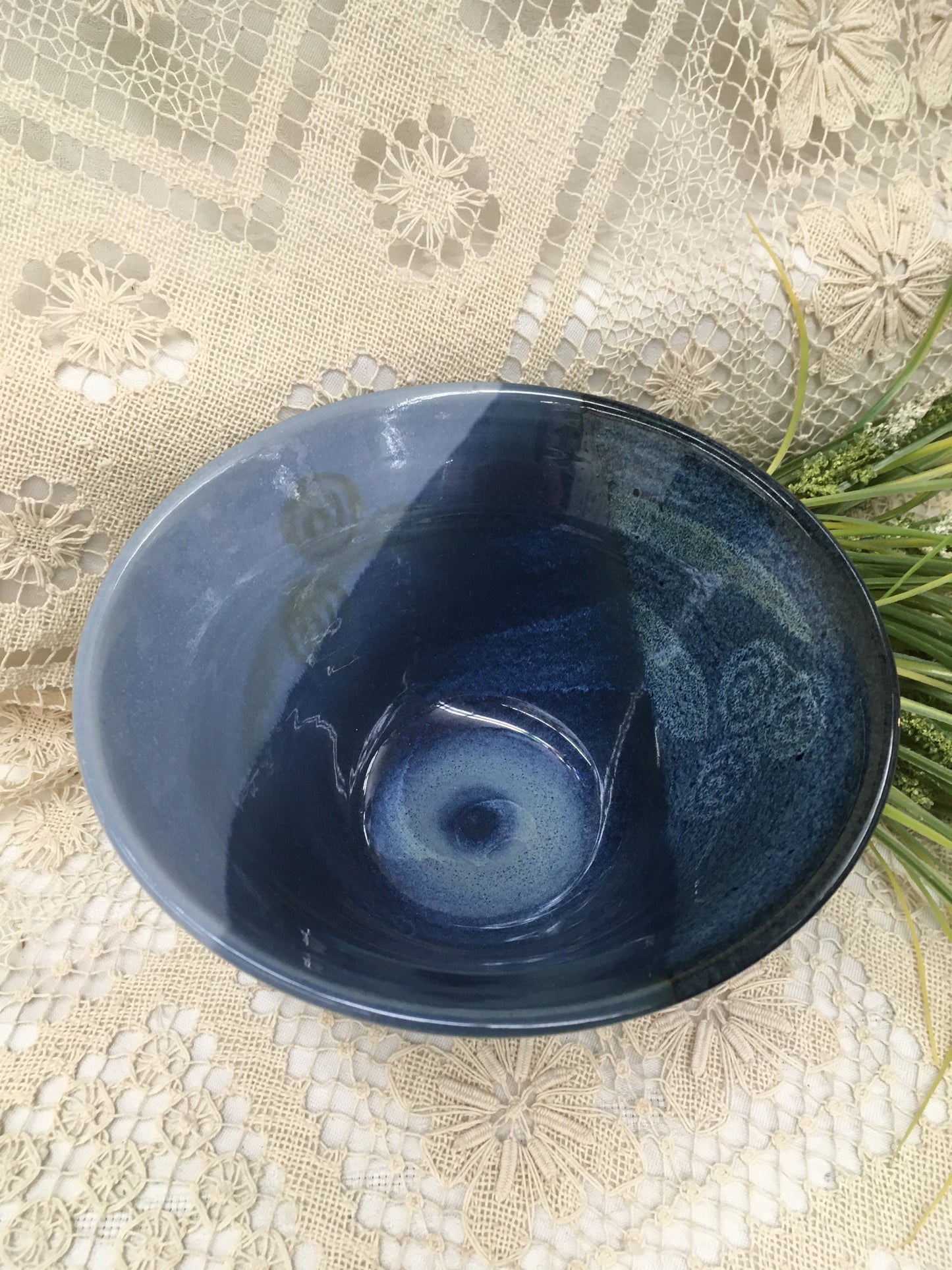 Bowl Medium Deep, Ocean Blue - Pavlo Pottery - Canadian Handmade
