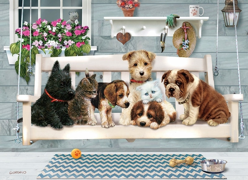 Porch Pals - Family Pieces - 350 Piece Cobble Hill Puzzle