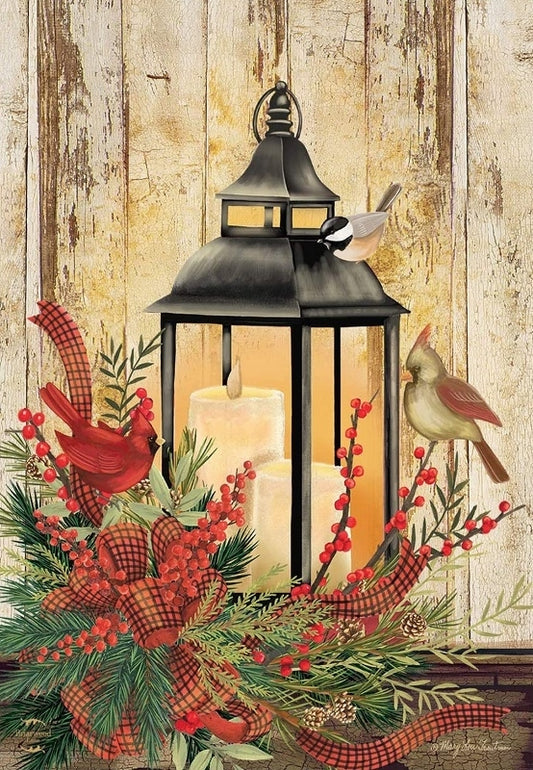 Holiday Lantern - Garden Flag - 12.5 " x 18"