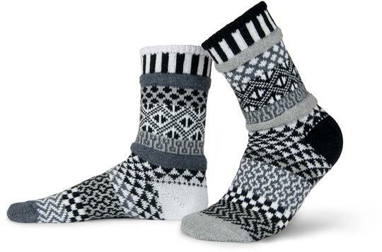 Midnight - Extra Large - Mismatched Crew Socks - Solmate Socks