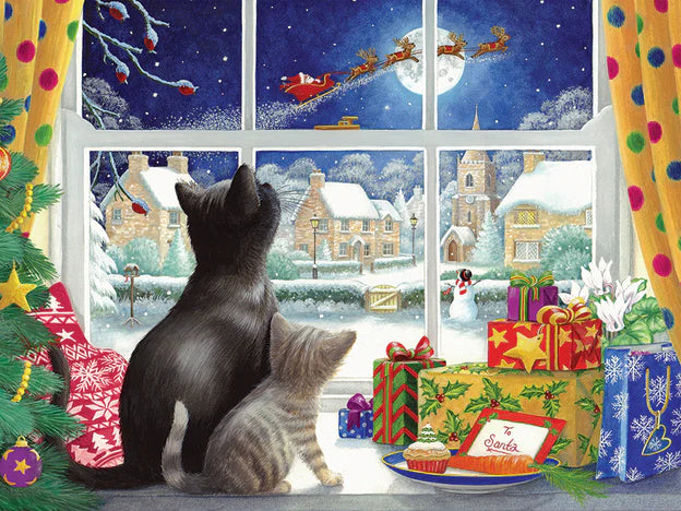 Waiting for St. Nick - 275 Piece - Easy Handling - Cobble Hill Puzzle