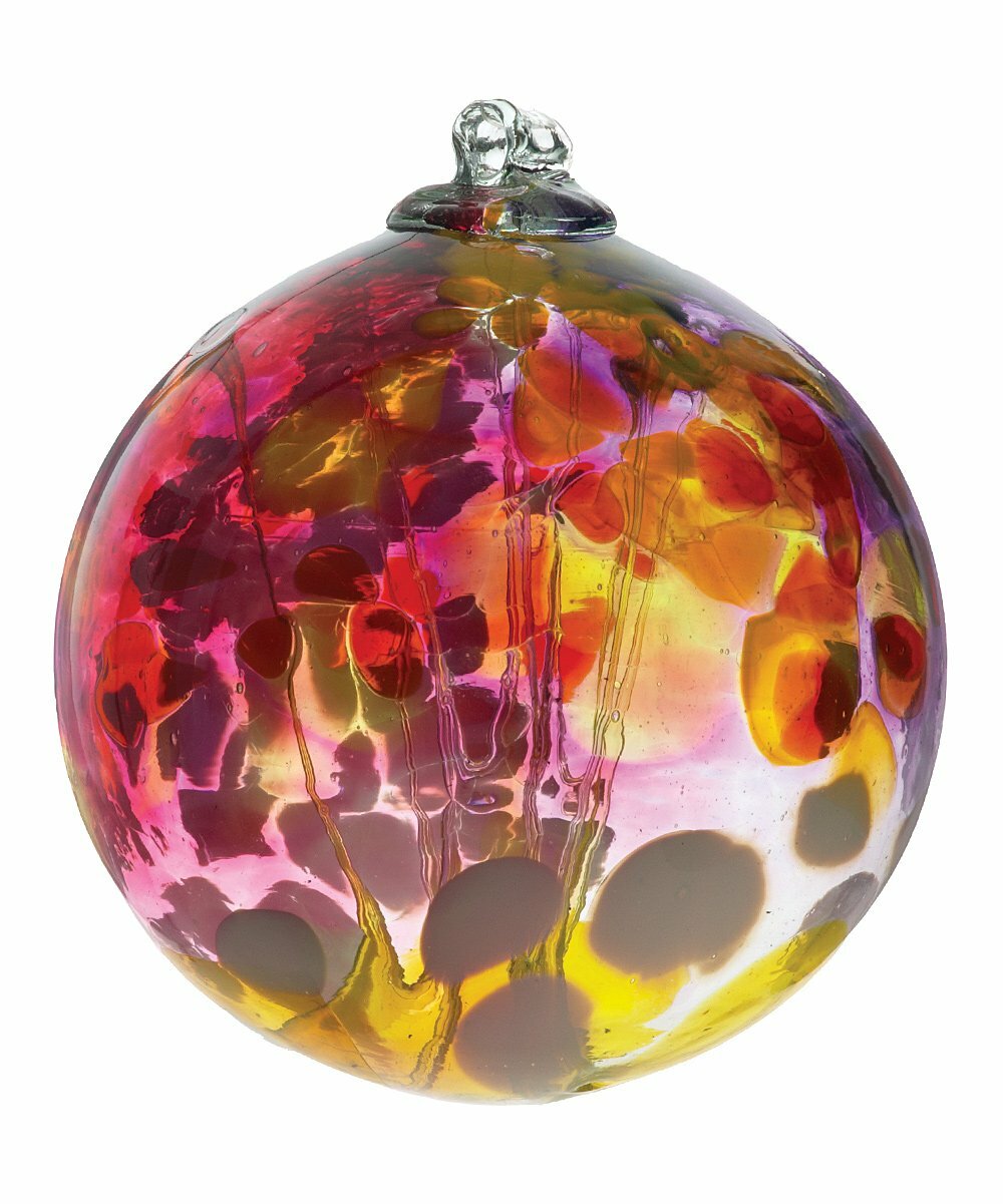 3" Fairy Orb Friendship Ball - Sunshine Fairy - Canadian Blown Glass