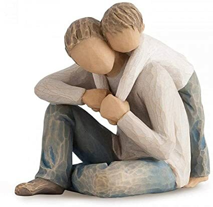 Willow Tree: That's My Dad - Man Sitting with Little Boy on Back