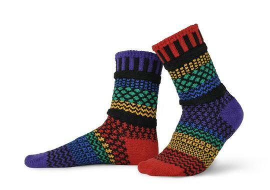 Gemstone - Small - Mismatched Crew Socks - Solmate Socks