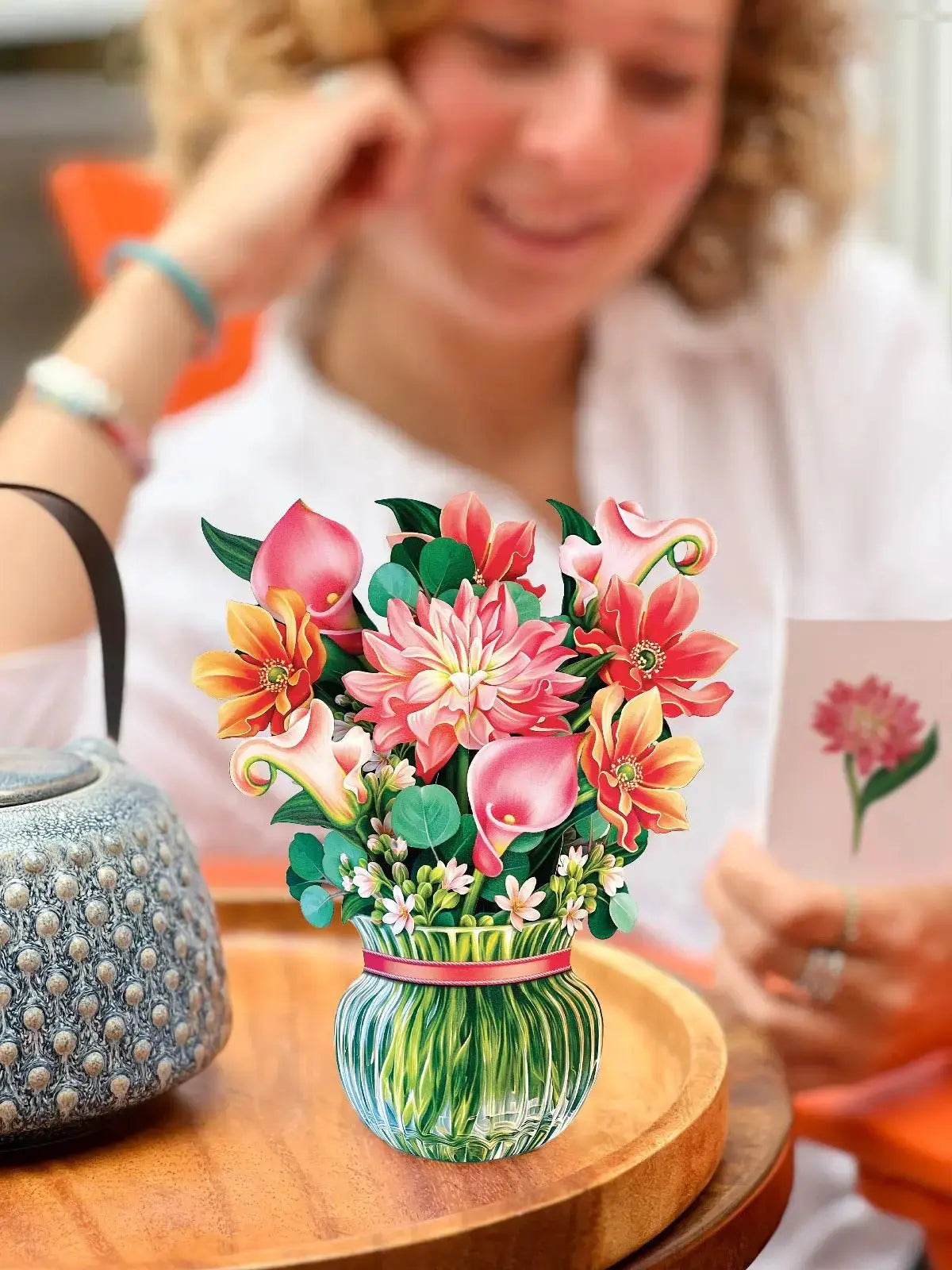 Mini Flower Bouquet Popup Card - Dear Dahlia - Fresh Cut