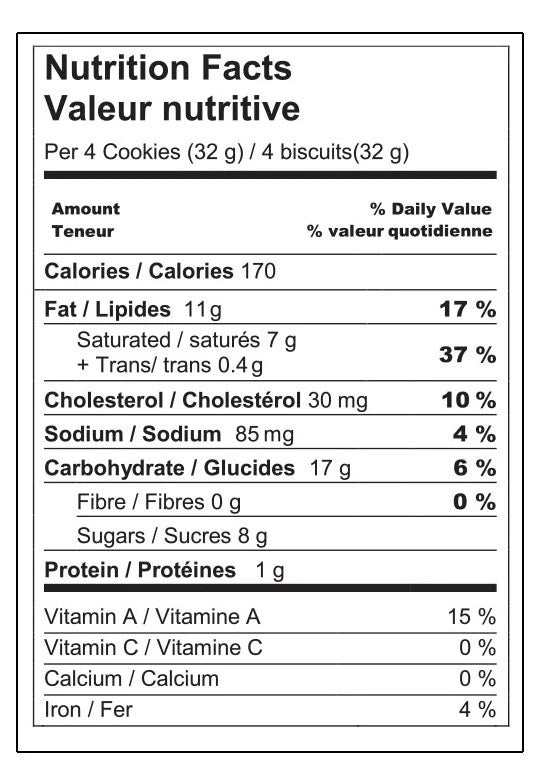 Shortbread Cookie - Pumpkin Spice - Sprucewood Homemade Cookie Co.