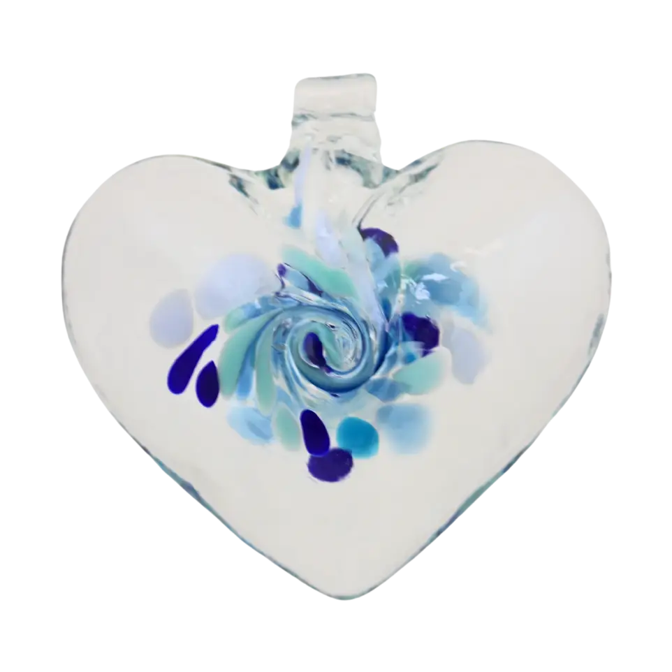 3" Heart of Tranquility - Canadian Blown Glass