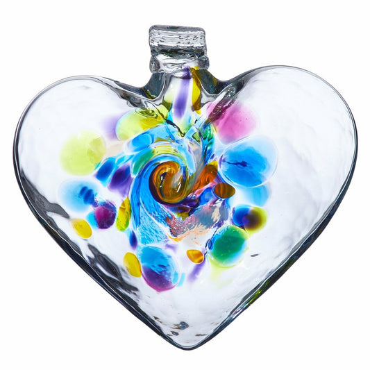 3" Heart of Reflection - Canadian Blown Glass