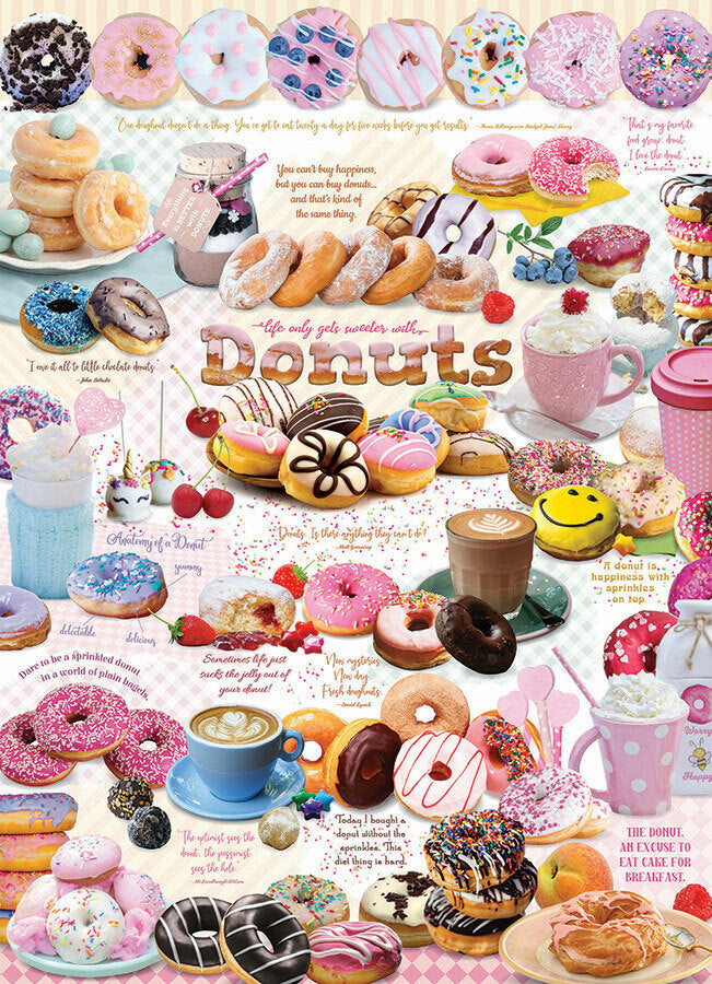 Donut Time - 1000 Piece Cobble Hill Puzzle
