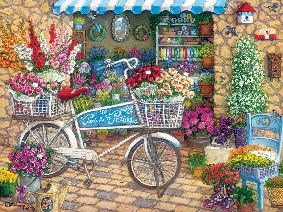 Pedals 'N' Petals - Easy Handling - 275 piece Cobble Hill Puzzle