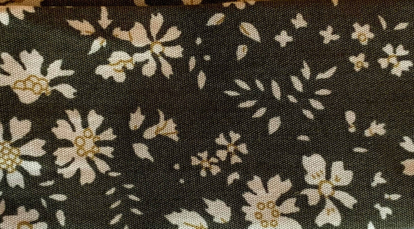 Heat Guard Cooling Tie - Olive Flower- Handmade in Canada