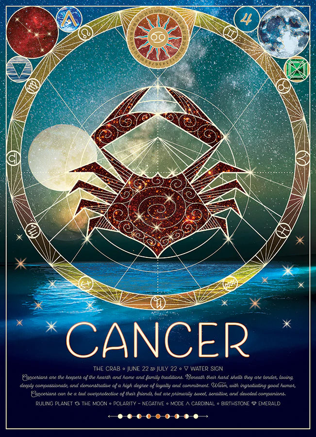 Zodiac Horoscope - Cancer - 500 Piece Cobble Hill Puzzle