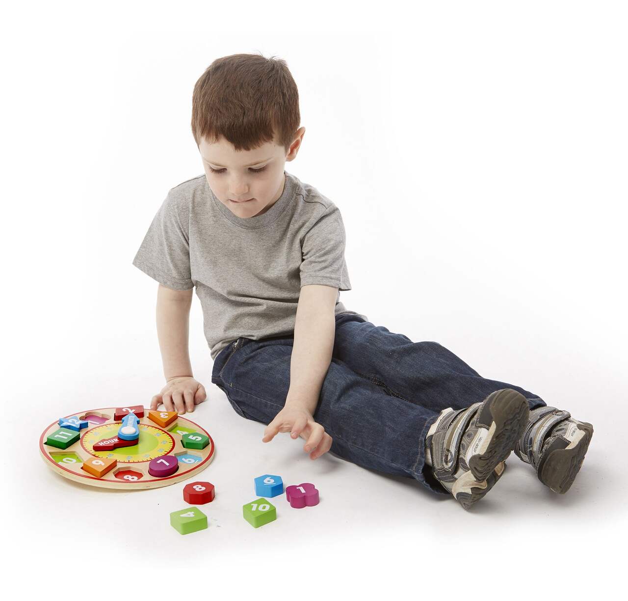 Wooden Shape Sorting Clock - Melissa & Doug