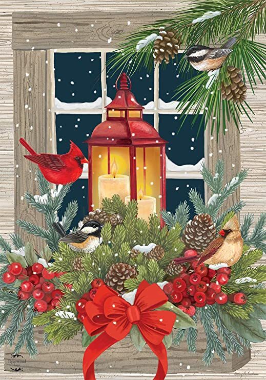 Magic of the Season - House Flag - 28" x 40" - Briarwood Lane