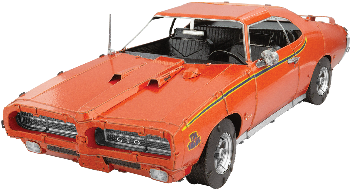 Metal Earth - 1969 Pontiac GTO Judge - 1:43 Scale - Steel Model Kit - 3.5 Sheet Model