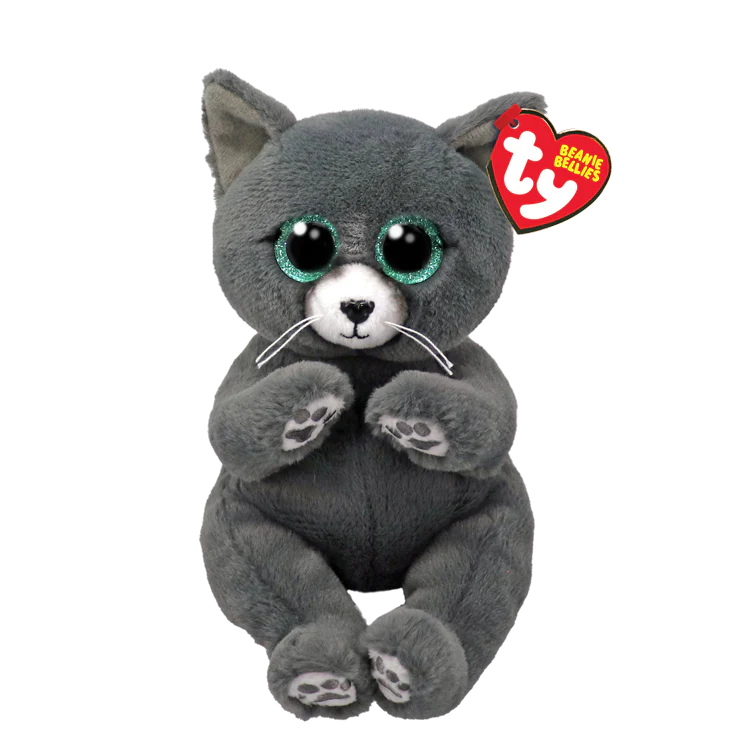 Beanie Belly - Binx - Grey Cat - Ty Plush