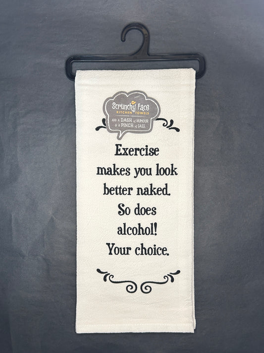 Kitchen Towel - Exercise - 100% Cotton