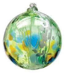 3" Fairy Orb Friendship Ball - Sky Fairy - Canadian Blown Glass