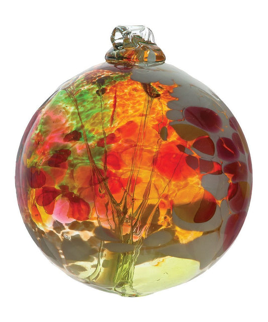 3" Fairy Orb Friendship Ball - Fern Fairy - Canadian Blown Glass