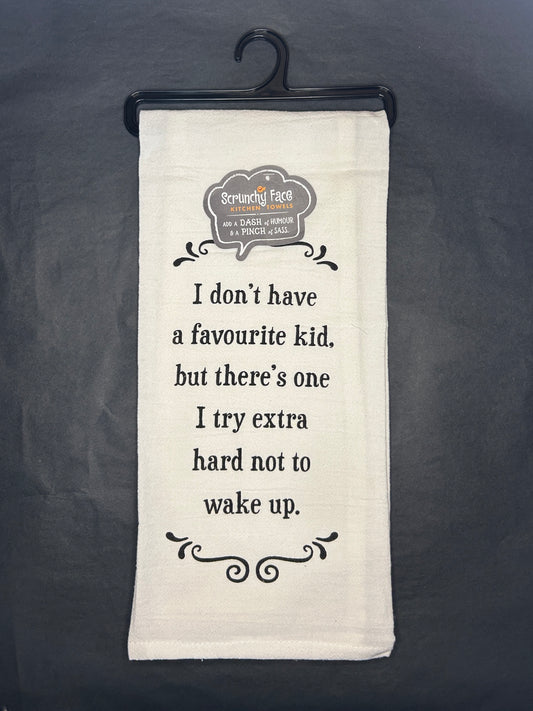 Kitchen Towel - Favourite Kid - 100% Cotton