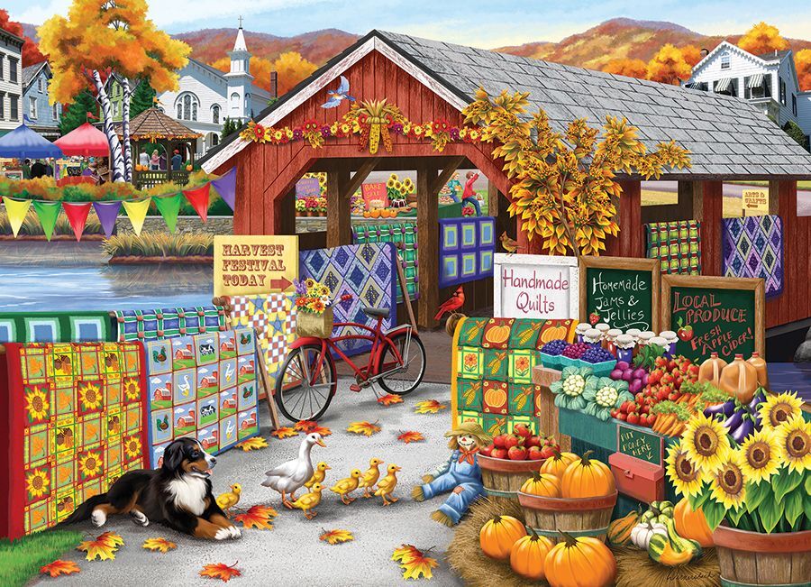 Harvest Festival - 500 Piece Cobble Hill Puzzle