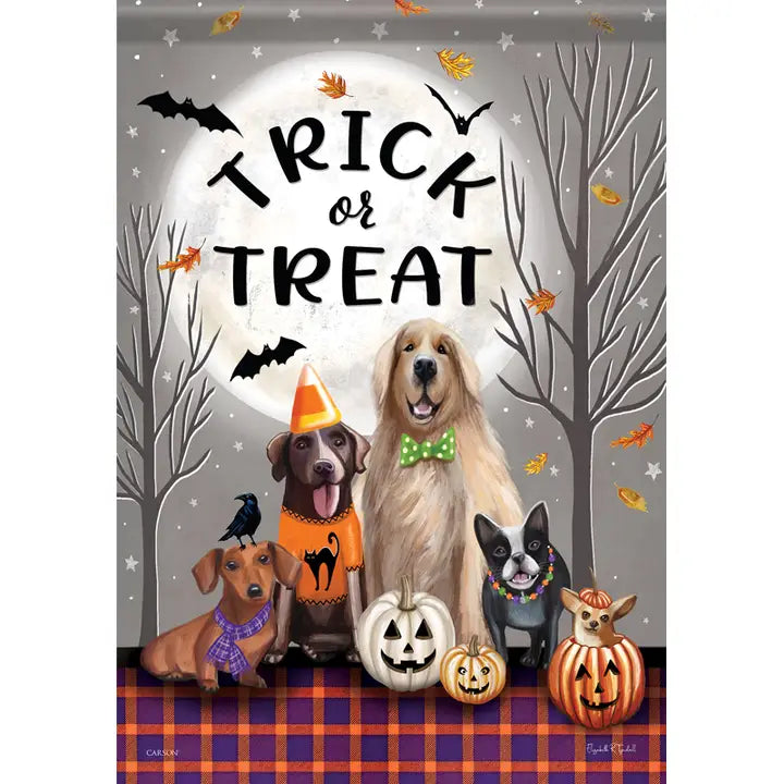 Trick or Treat - Trick or Treat - Garden Flag - 12.5" x 8"