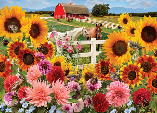 Sunflower Farm - 1000 Piece Cobble Hill Puzzle