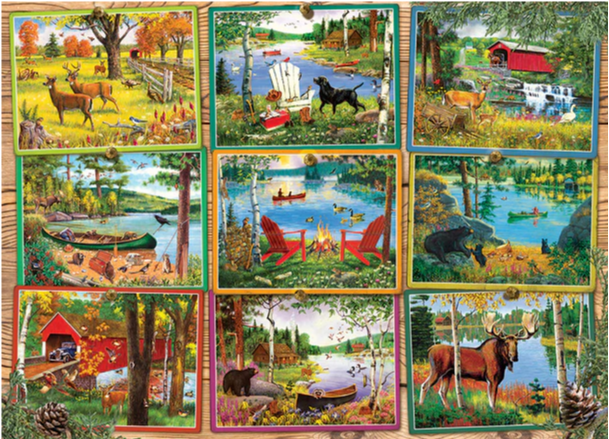 Postcards from Lake Country - 1000 Piece Cobble Hill Puzzle