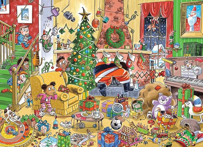 Catching Santa - Family Pieces - 350 piece Cobble Hill Puzzle