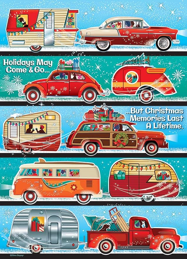 Holiday Hustle - 1000 Piece Cobble Hill Puzzle