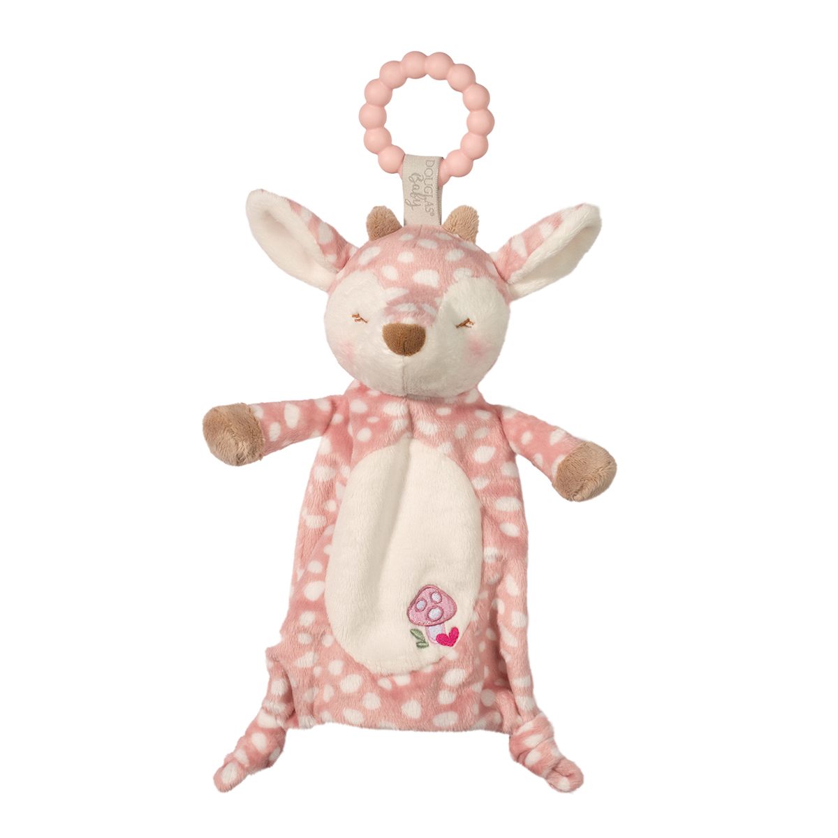 Farrah Fawn - Teether Blanket - Lil' Sshlumpie - 13 inch - Douglas Baby