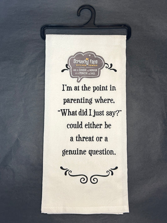 Kitchen Towel - What Did I Say - 100% Cotton