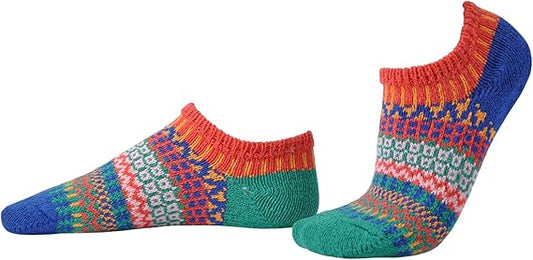 Cayenne - Large - Mismatched Ankle Socks - Solmate Socks