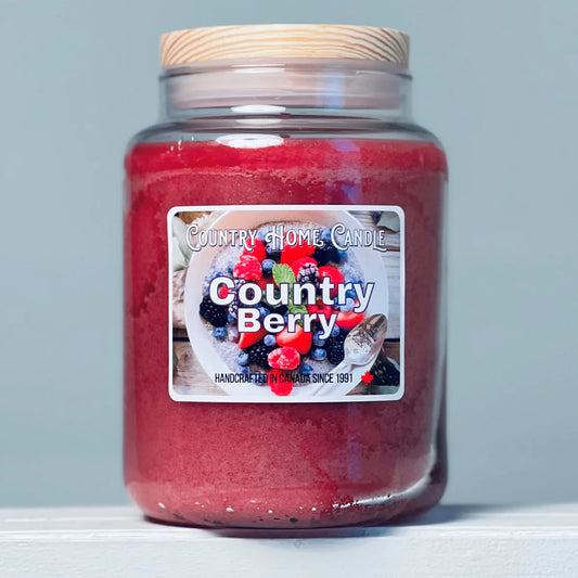 Country Berry - Large Jar - Country Home Candle