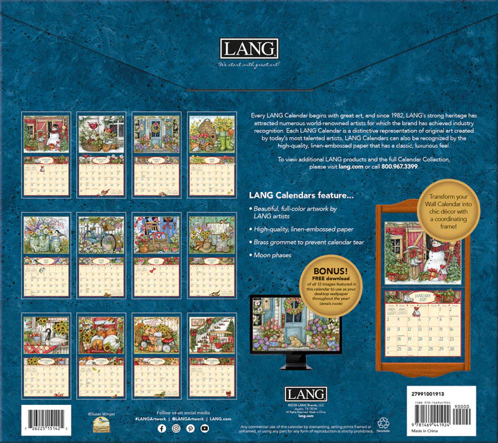 Lang Calendar - Heart and Home - Susan Winget