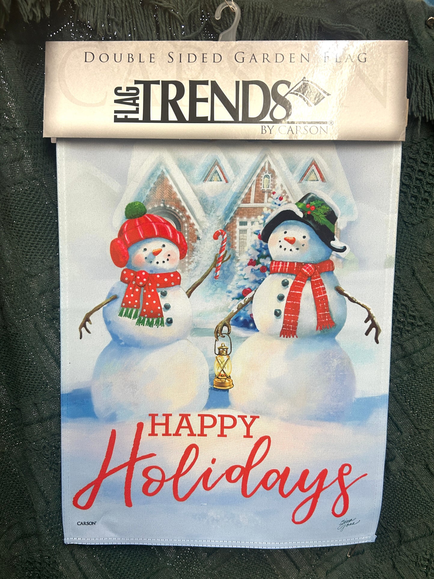 Snow Friends - Happy Holidays - Two Snowmen