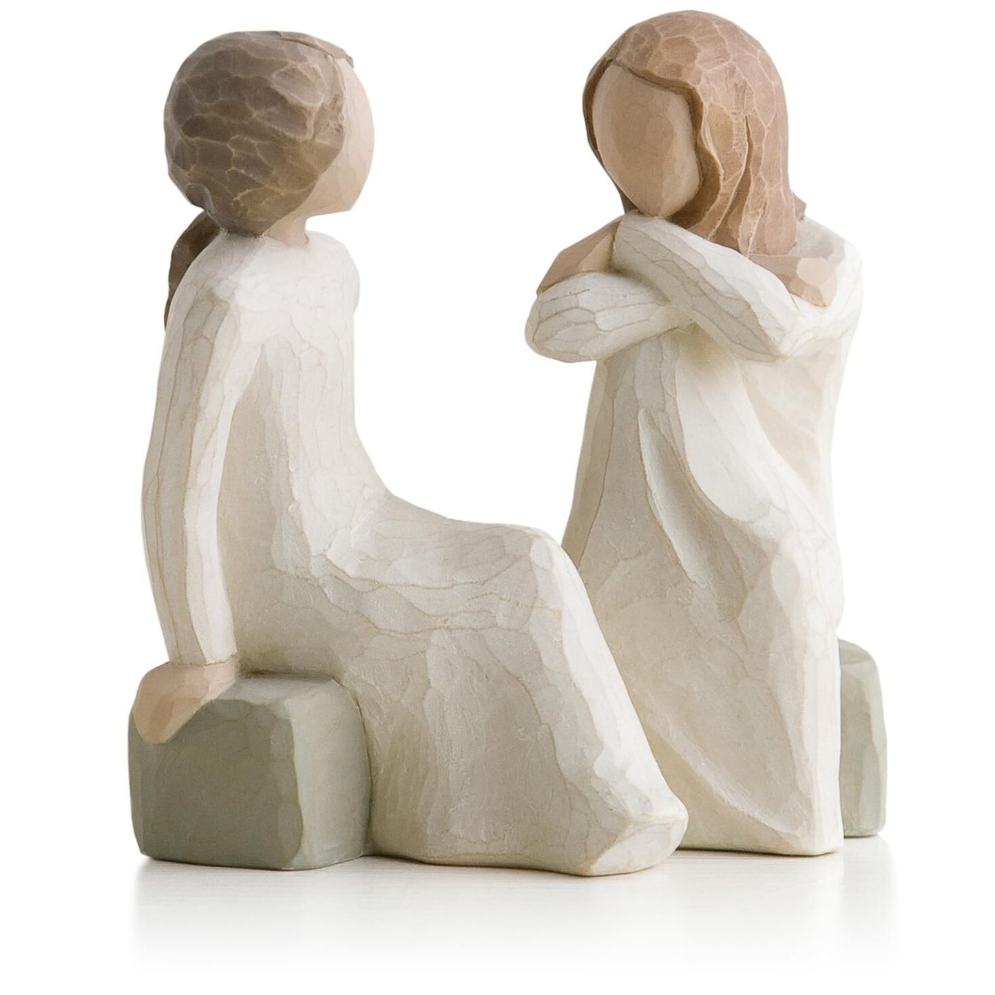 Willow Tree: Heart and Soul - 2 Girls Sitting Facing Each Other