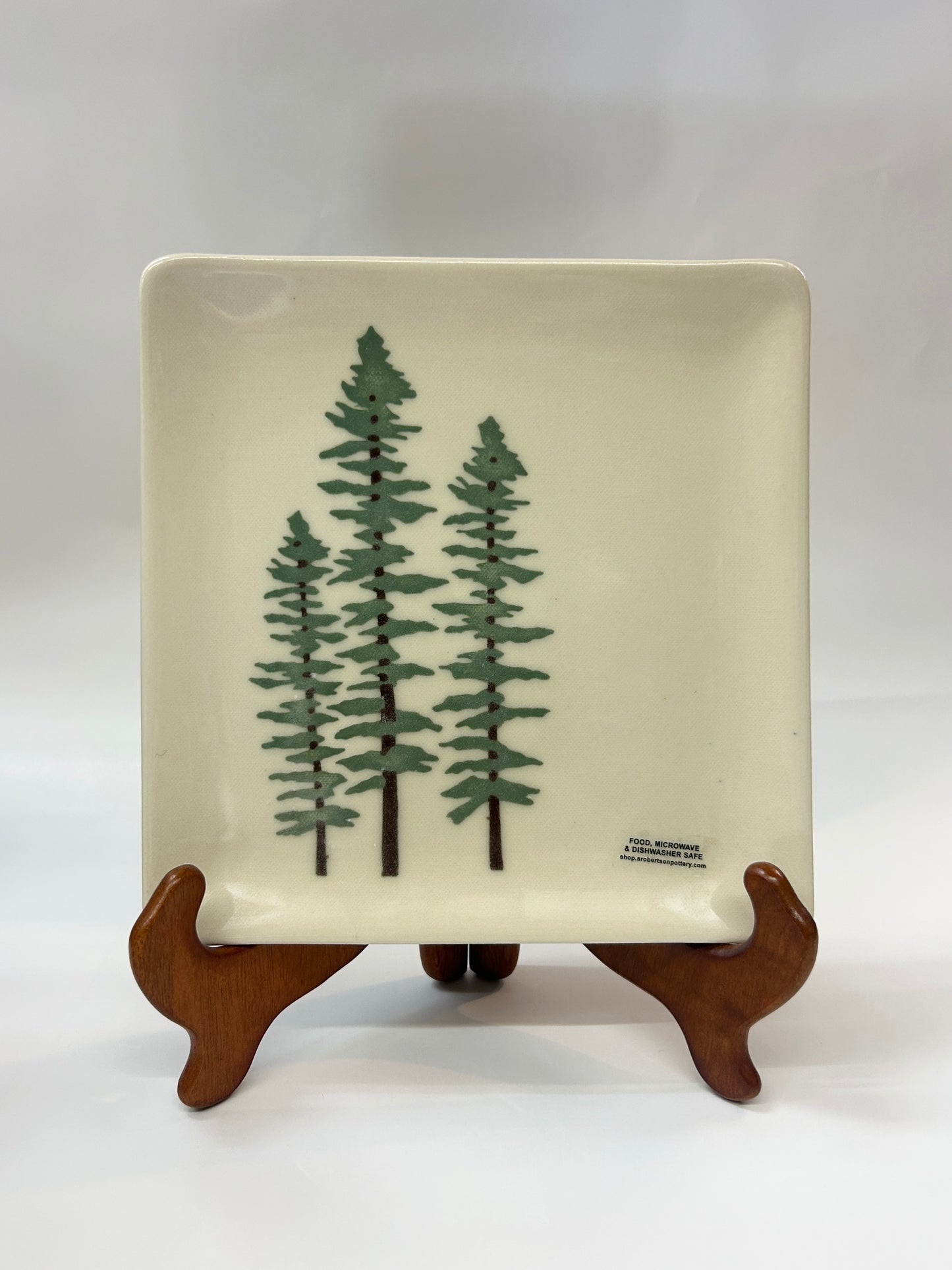 Square Plate - Sitka Spruce - Canadian Handmade - Susan Robertson