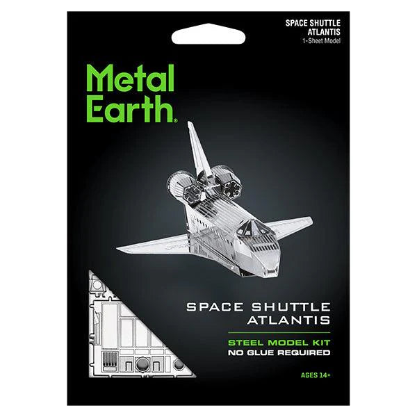 Metal Earth - Space Shuttle Atlantis - Steel Model Kit - 1 Sheet Model