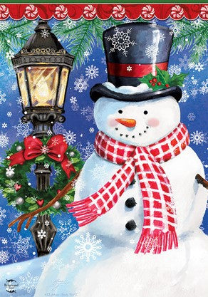 Snow Country Snowman - Garden Flag - 12.5 " x 18" - Briarwood Lane