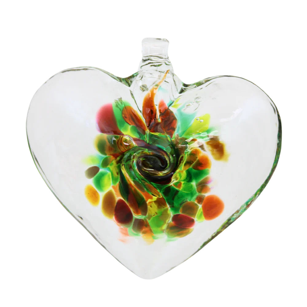3" Heart of Sisters - Canadian Blown Glass