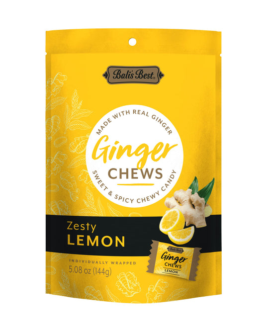 Ginger Chews - Lemon - 144 g. - Bali's Best