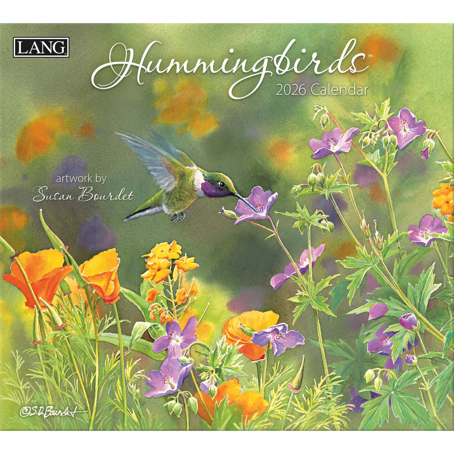 Lang Calendar - Hummingbirds - Susan Bourdet